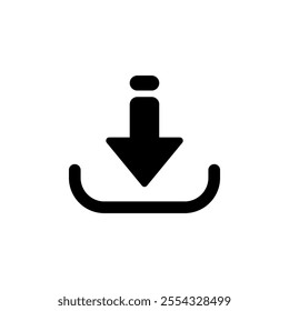 Download icon set. Vector illustration.