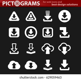 Download icon set for web sites and user interface