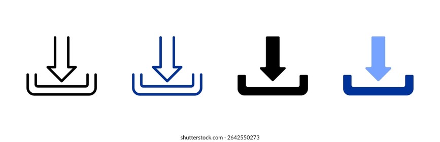 Download icon sheet multiple style collection