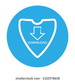 download icon and shield