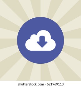 download icon. sign design. background