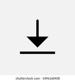 Download Icon - Sign & Symbol Logo Vector.