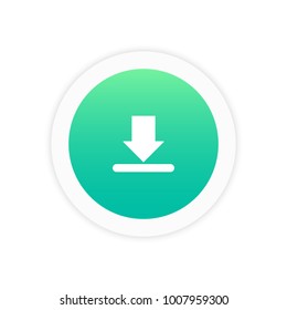 Download icon sign symbol vector illustration  icon.