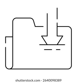 download icon, simple design, vector illustration