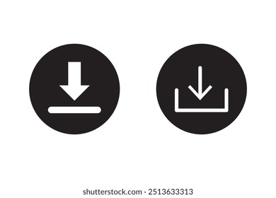 Icono de Descarga, diseño de Vector simple.