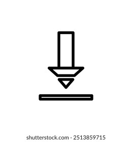 Icono de la Descarga, diseño simple del Vector, Botón de la Descarga, icono de la Descarga de la flecha, icono de la Descarga de archivo, Ilustración vectorial
