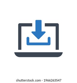 Download icon - Simple vector illustration