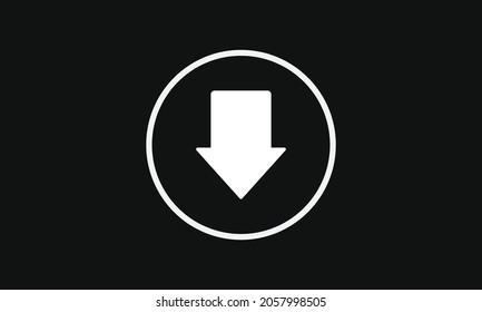 Download icon simple vector perfect illustration 