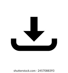 Download icon. Download symbol. Download sign.