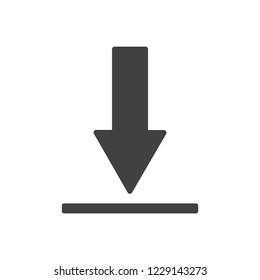 Download icon symbol vector
