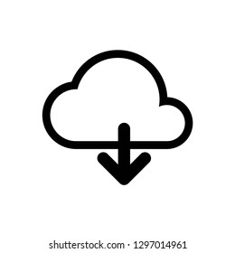 Download icon symbol vector