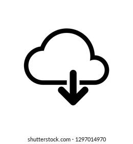 Download icon symbol vector