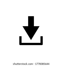 Download icon symbol vector illustration