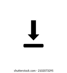 download icon symbol. vector isolated on white background