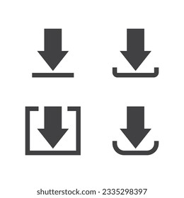 Download icon take data or file isolated vector illustration on white background.