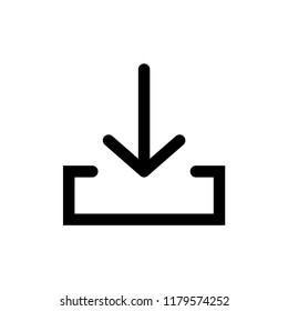Download Icon. Take Data Symbol for Design Elements, Websites, Presentation and Application - Vector. 