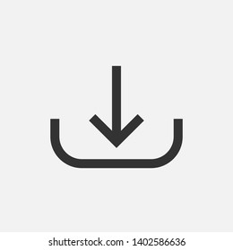 Download Icon. Take Data, Taking File Illustration. Applied as Trendy Symbol for Design Elements, Websites, Presentation and Application - Vector. 