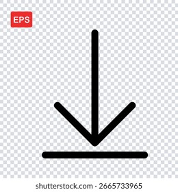 Icono de Descarga, icono de transferencia, icono de gota, formato EPS icono de Vector archivo de ilustración