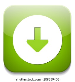 Download icon. Upload button