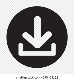 Download icon Upload button