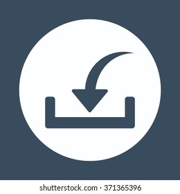 Download icon. Upload button icon