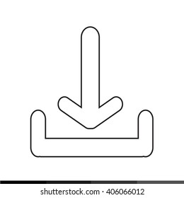 Download icon Upload button Illustration design