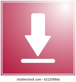 Download icon. Upload button. Load symbol.