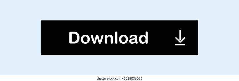 Ícone de Download. Conjunto de botões Download e Upload.