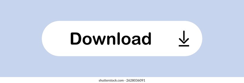 Ícone de Download. Conjunto de botões Download e Upload.