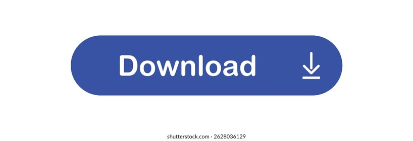 Ícone de Download. Conjunto de botões Download e Upload.