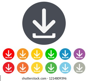 Download Icon Upload Button Vector 