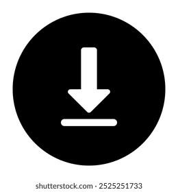 Icono de la Descarga, icono de la interfaz de usuario