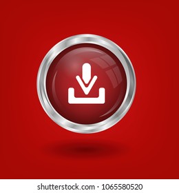 Download icon vector. 