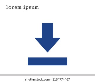 Download icon vector