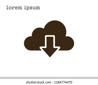 Download icon vector