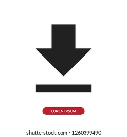 Download icon vector