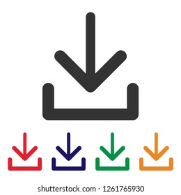 Download icon vector