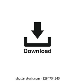 Download icon vector