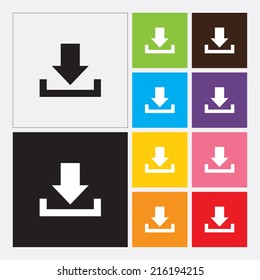 Download icon - Vector