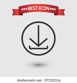Download icon vector