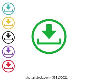 Download icon. Vector 