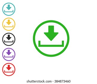 Download icon. Vector 