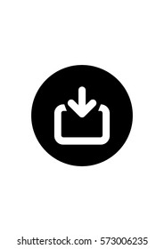 Download icon, Vector