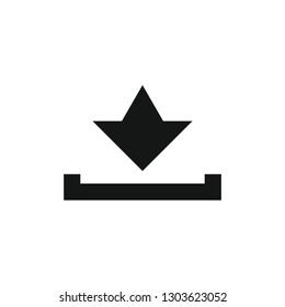 download icon vector arrow sign