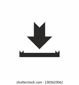 download icon vector arrow sign