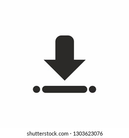 download icon vector arrow sign