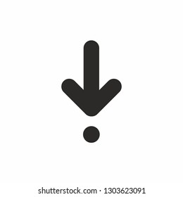 download icon vector arrow sign