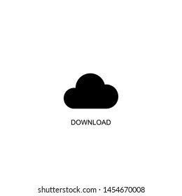 download icon vector black design
