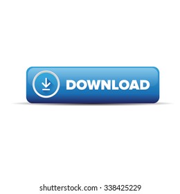 Download icon Vector blue