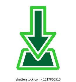 download icon vector, can be flip and rotate